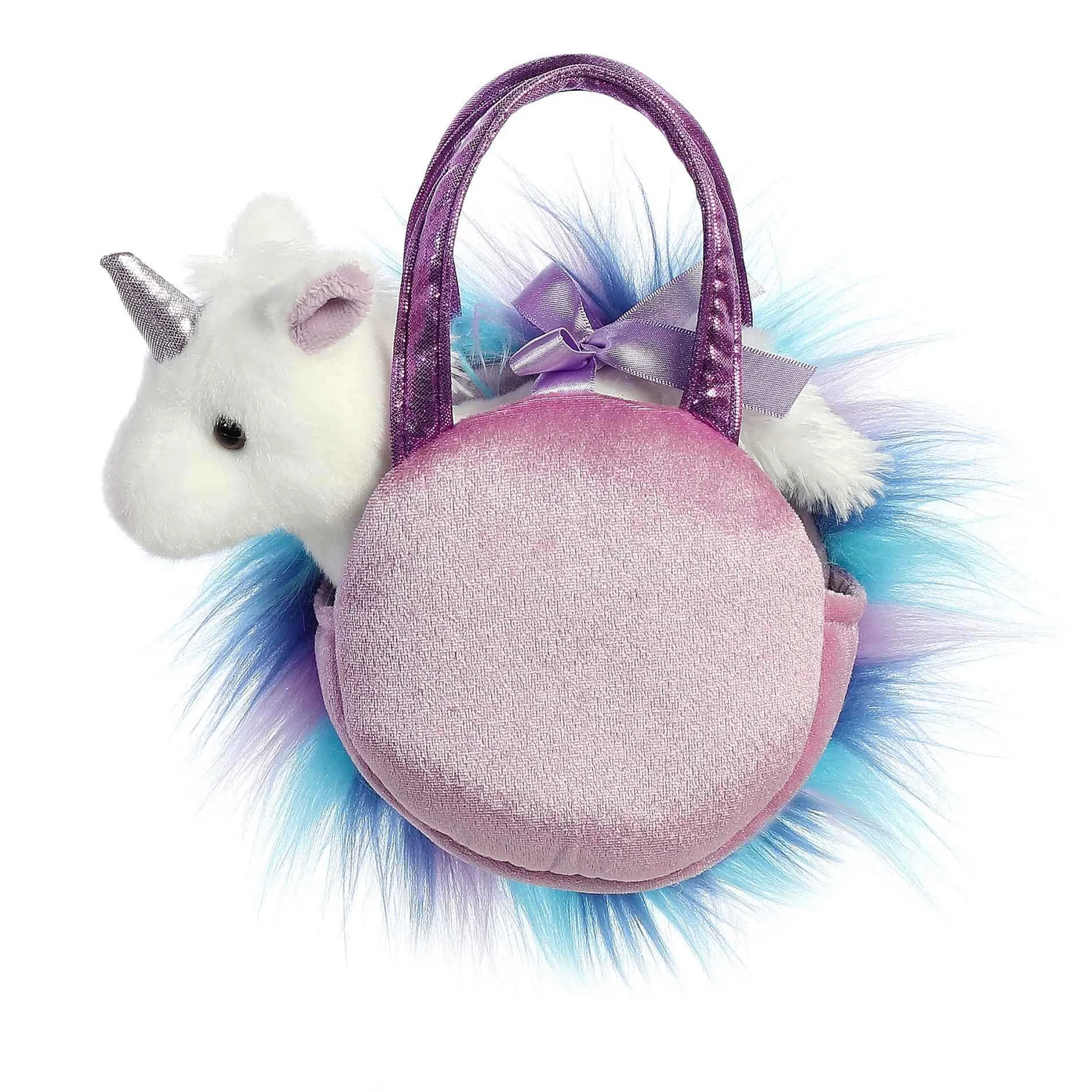 Aurora® - Fancy Pals - 5.5" Sparkle Heart Purple Unicorn