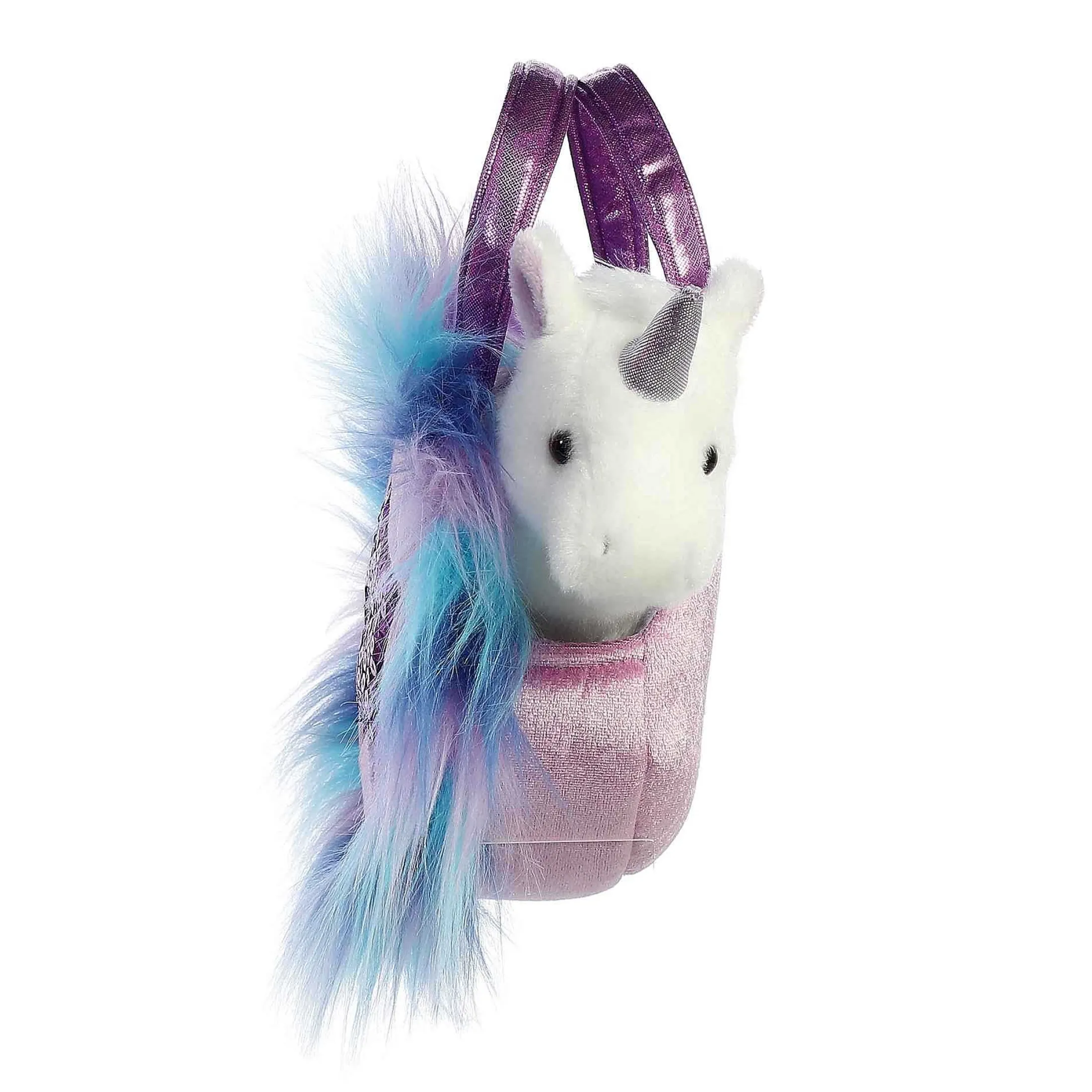 Aurora® - Fancy Pals - 5.5" Sparkle Heart Purple Unicorn