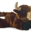 Aurora® - Mini Flopsie - 8" Brown Toro