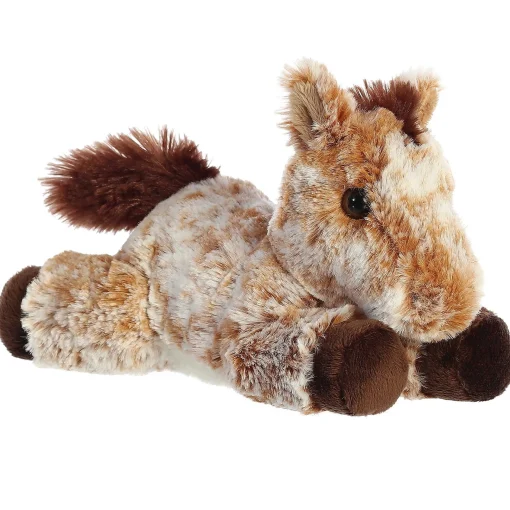 Aurora® - Mini Flopsie - 8" Mocha Horse