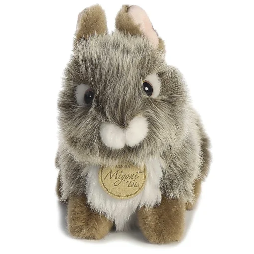 Aurora® - Miyoni® Tots - 7" Baby Bunny - Grey