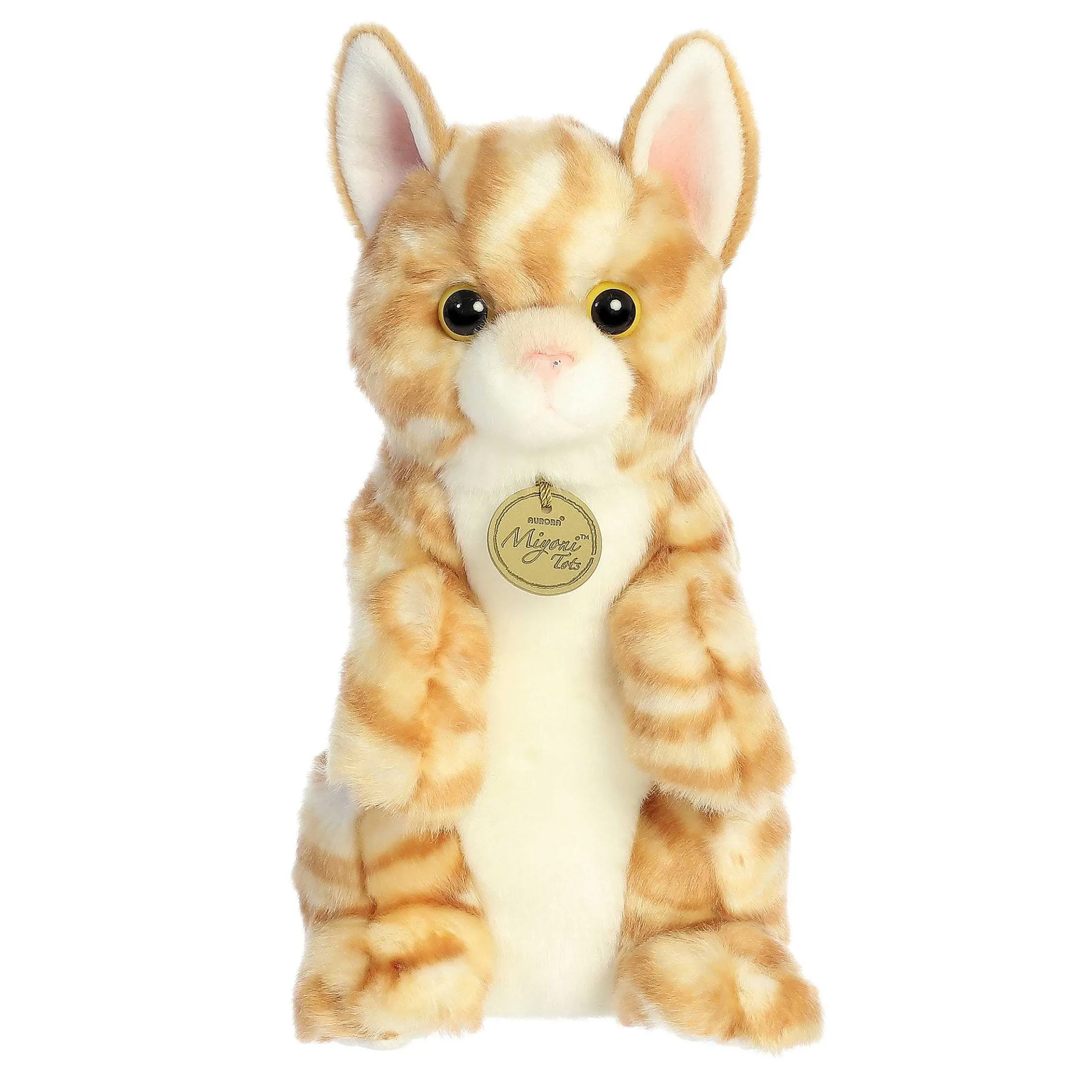 Aurora® - Miyoni® Tots - Sitting Pretty - 10.5" Orange Tabby Kitten
