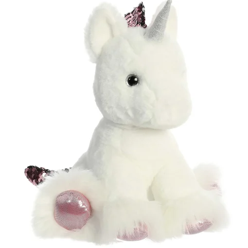 Aurora® - Shimmers - 9" Clouds Unicorn - White