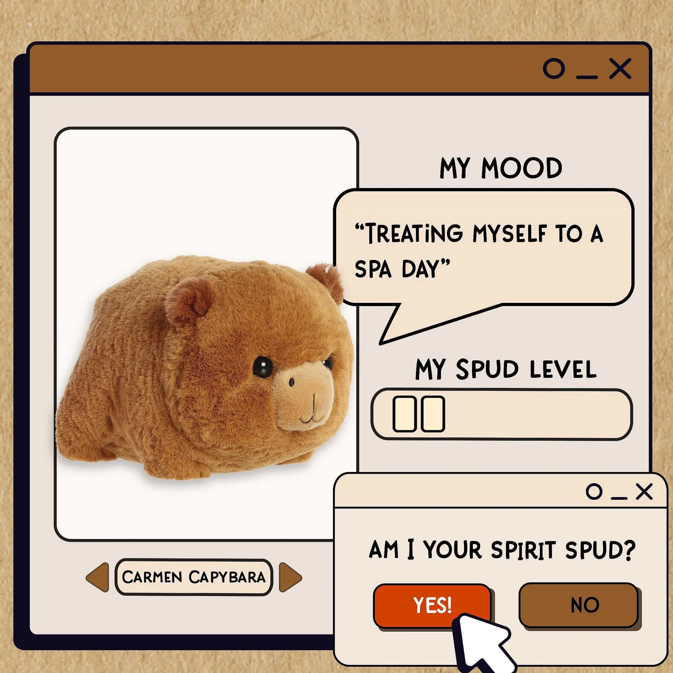 Aurora® - Spudsters - 10" Carmen Capybara