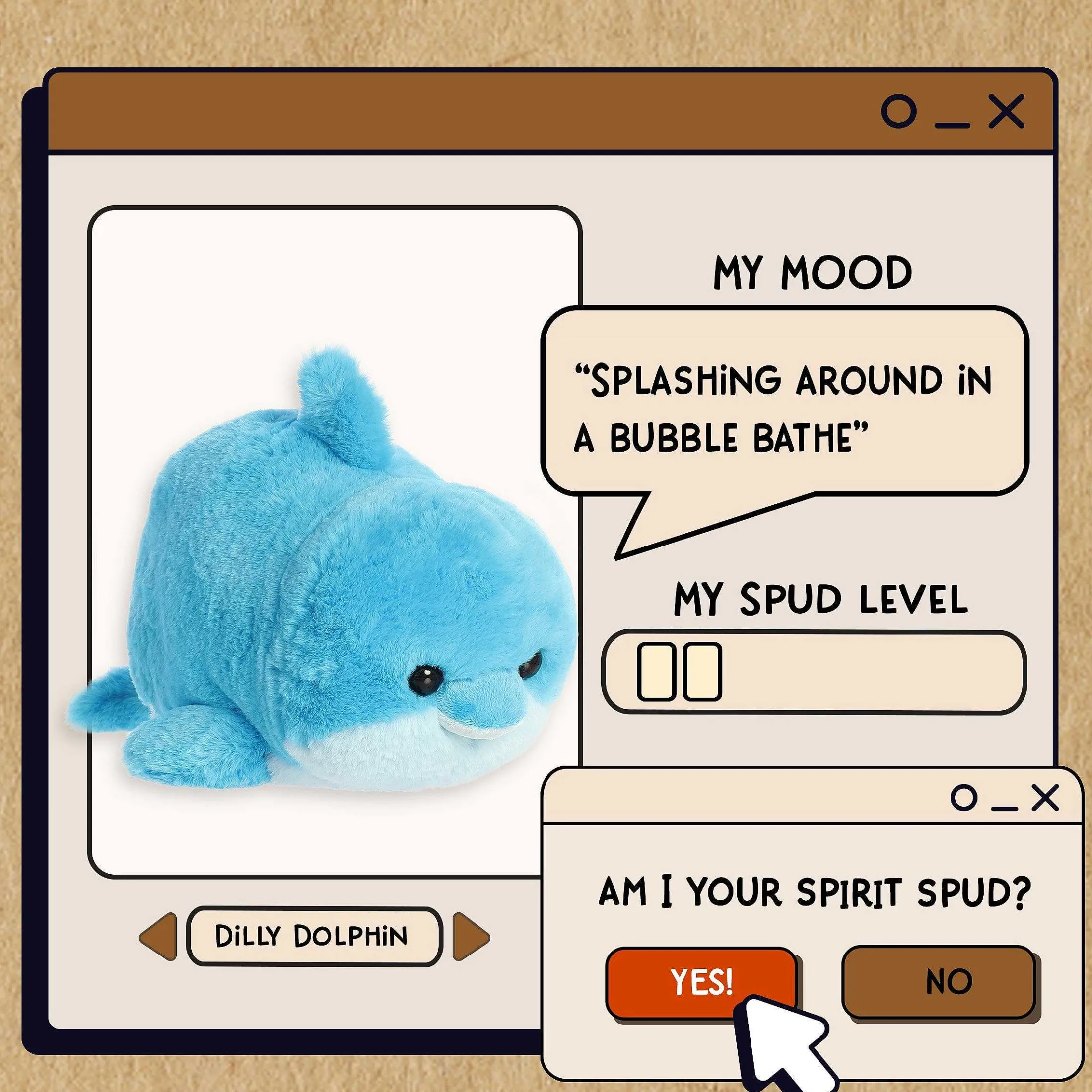 Aurora® - Spudsters - 10" Dilly Dolphin