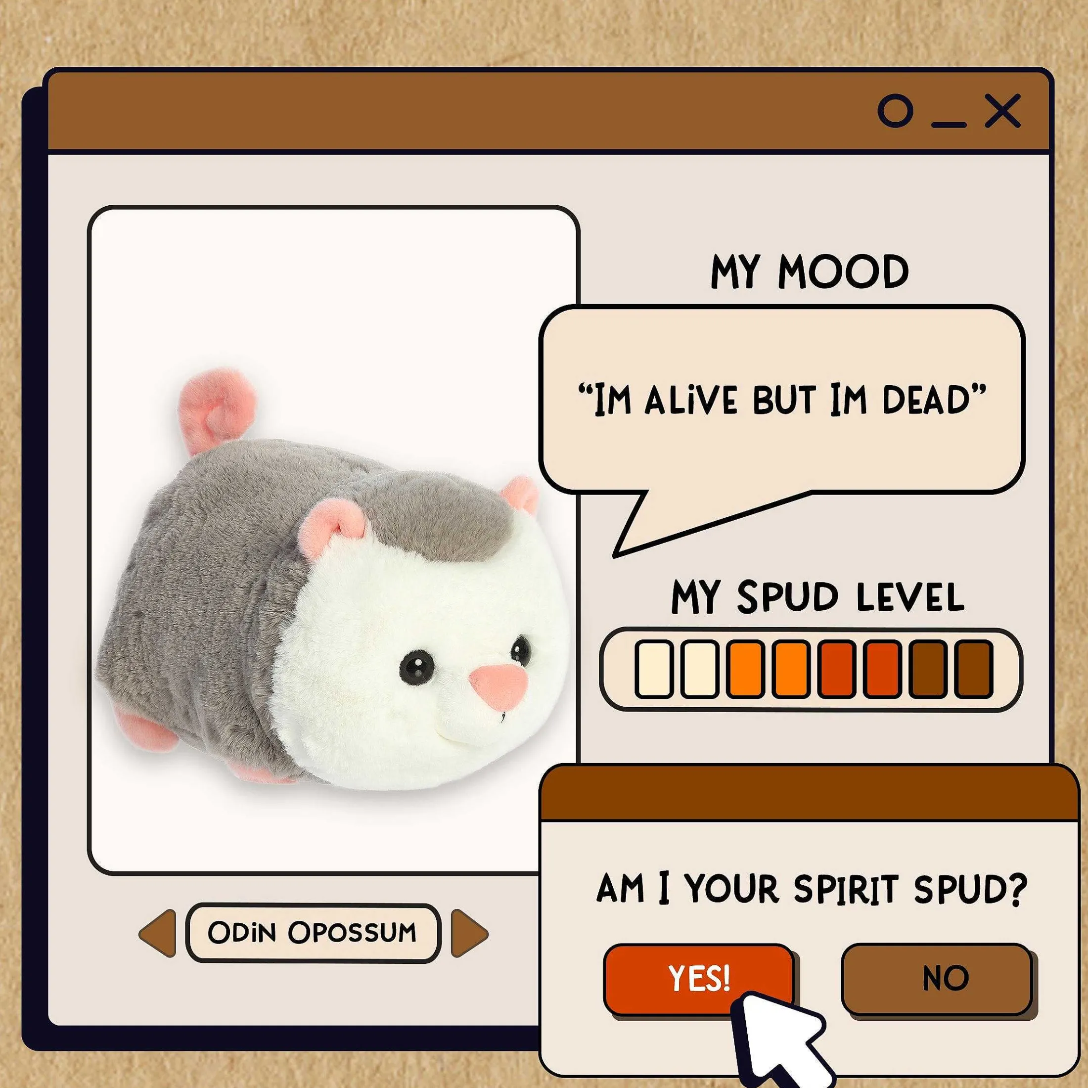 Aurora® - Spudsters - 10" Odin Opossum