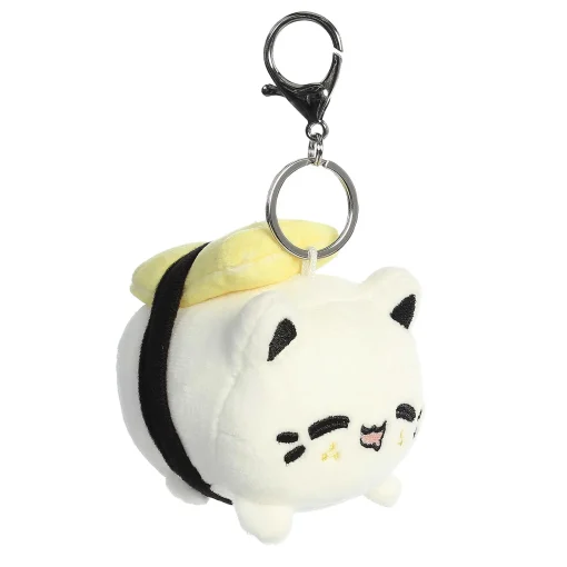 Aurora® - Tasty Peach® - 3.5" Tamago Sushi Meowchi Keychain