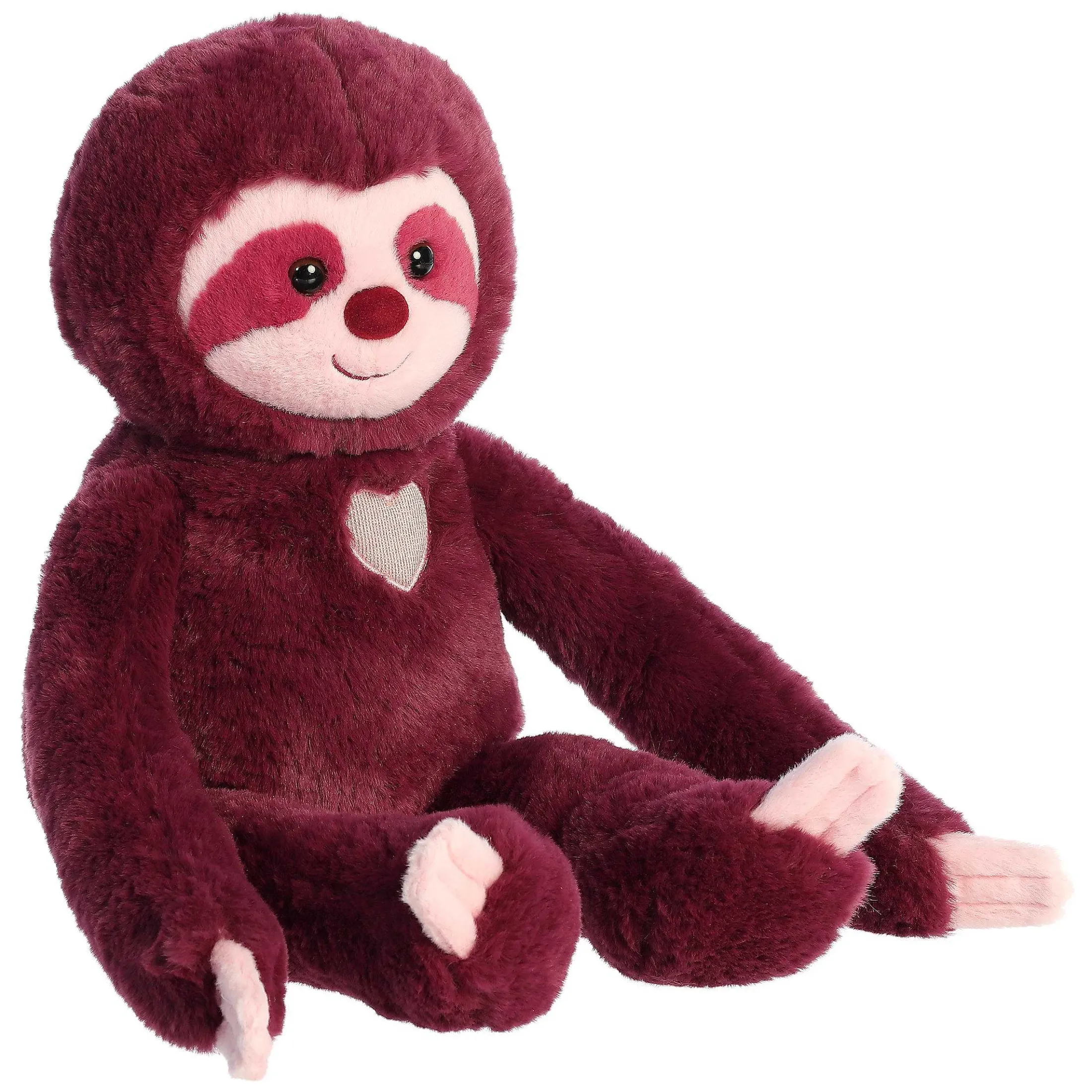 Aurora® - Valentine - 20.5" Sweety Sloth - Amethyst