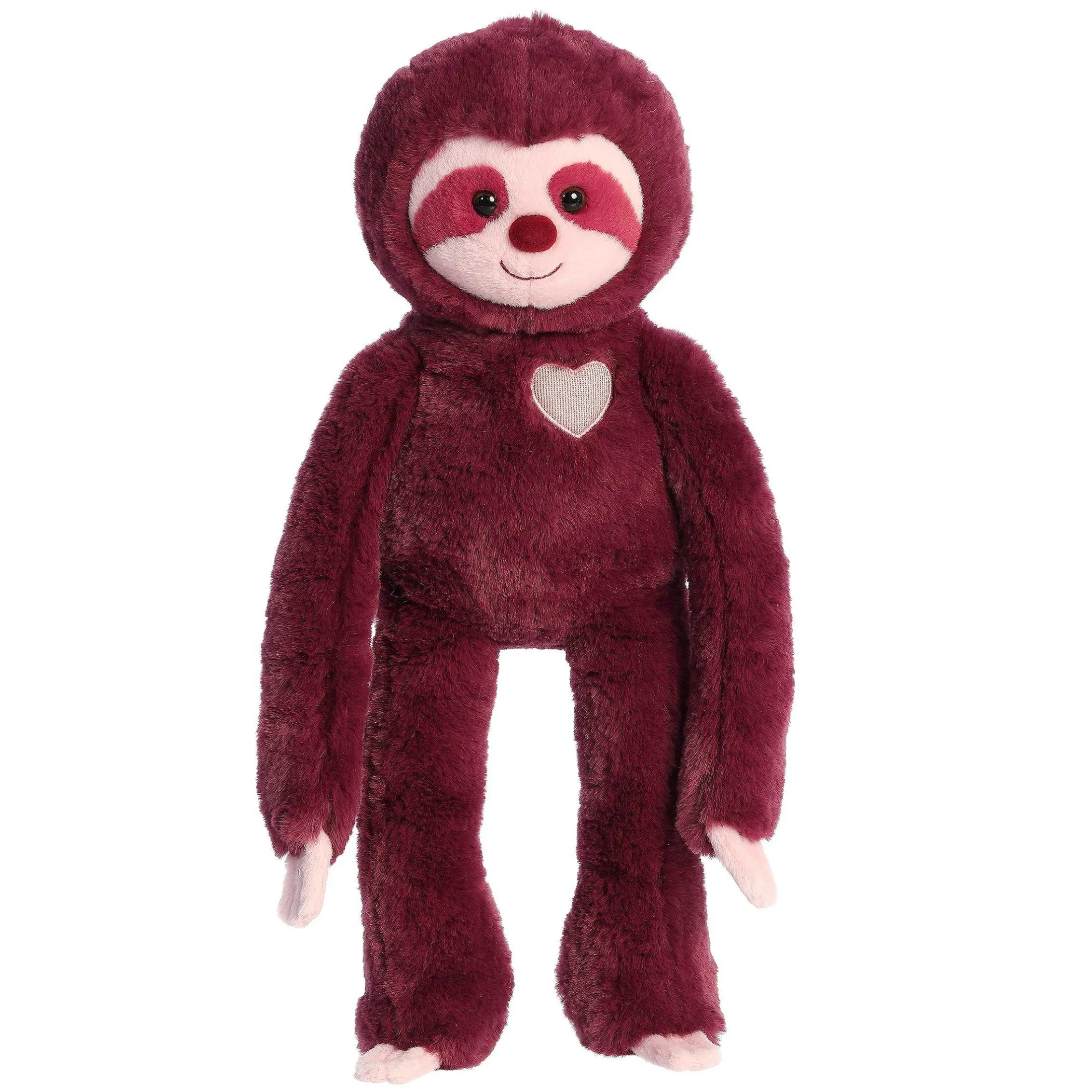 Aurora® - Valentine - 20.5" Sweety Sloth - Amethyst
