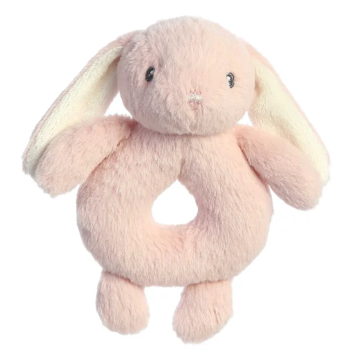 Ebba - Dewey - 6" Rose Ring Rattle